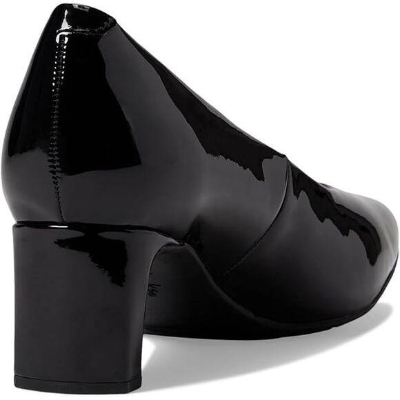 NWT Clarks Women's Kyndall Iris Pump, Black Patent Synthetic, 10 Wide - Picture 6 of 6